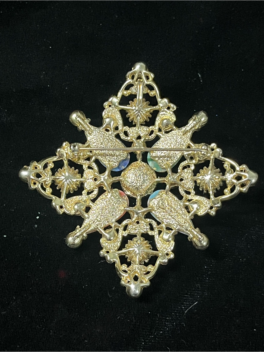 Vintage Sarah Coventry Galaxy Brooch & Clip Earrings Set 1789 - Picture 5 of 14